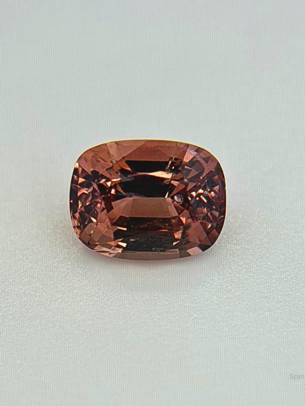 Peach Champagne Spinel 1.25ct Cushion Loose Gemstone Jewelry Making Supply